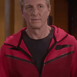 Cobra Kai S05 Johnny Lawrence Red Hoodie