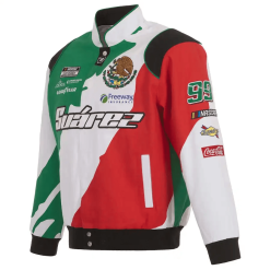 Daniel Suarez JH Design White/Black Freeway Jacket