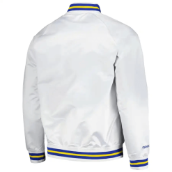 Denver Nuggets White Hardwood Classics Jacket