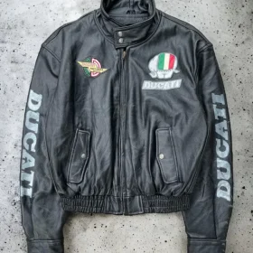 Ducati Italy Genuine Leather Racing Jacket
