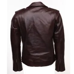 Elliot Ox Blood Biker Leather Jacket