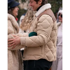 Emily in Paris S04 Gabriel Quilted Jacket