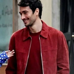 Emily in Paris S04 Marcello Suede Jacket