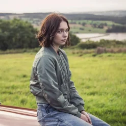 Emma Myers A Good Girls Guide To Murder Bomber Jacket