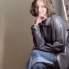 Emma Myers Black Leather Jacket