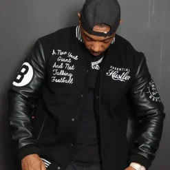 Essential Hustler’s 8 Ball Varsity Jacket