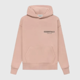 Fear of God Essentials Pullover Hoodie Pink
