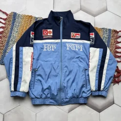 Ferrari Vintage Blue Racing Jacket