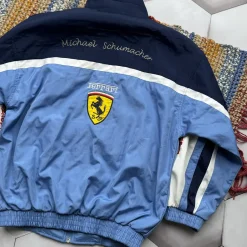 Ferrari Vintage Blue Racing Jacket