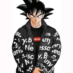 Goku Drip Puffer Jacket
