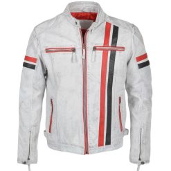Biker Style Motorbike Genuine Leather Jacket