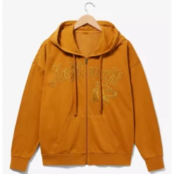 Harry Potter Hufflepuff Logo Zippered Hoodie
