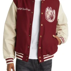 Horseshoe Cardinal Wool & Leather Varsity Jacket