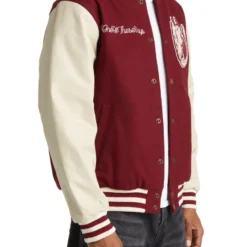 Horseshoe Cardinal Wool & Leather Varsity Jacket