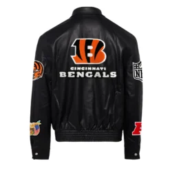 Jeff Hamilton Cincinnati Bengals Full Leather Jacket