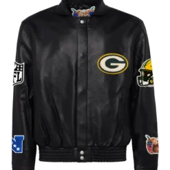 Jeff Hamilton Green Bay Packers Full Leather Jacket
