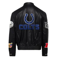 Jeff Hamilton Indianapolis Colts Full Leather Jacket