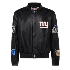 Jeff Hamilton New York Giants Full Leather Jacket