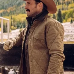 John Dutton Yellowstone S05 Quilted Jacket
