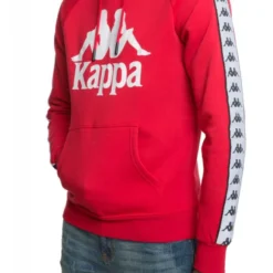 Kappa 222 Banda Hurtado Red Hoodie