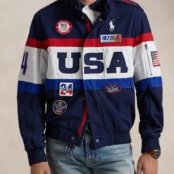 Kendall Jenner Team USA Flag Bearer Cotton Jacket
