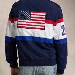 Kendall Jenner Team USA Flag Bearer Cotton Jacket