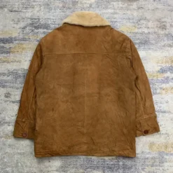 Marlboro 90s Vintage Faux Suede Leather Jacket