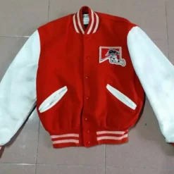 Marlboro DeLong Red Wool Varsity Jacket