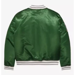 Back view of the Attack on Titan Scout Regiment Bomber Jacket featuring the iconic Wings of Freedom emblem.