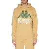 Front view of the Authentic Malmo 2 Beige Hoodie, featuring a relaxed fit, soft fabric, and a minimalist design.