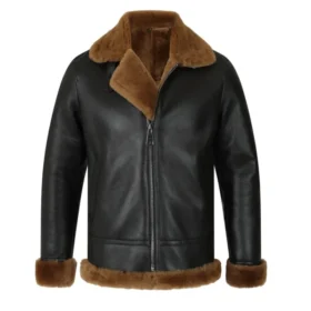B3 Bomber Aviator Shearling Jacket