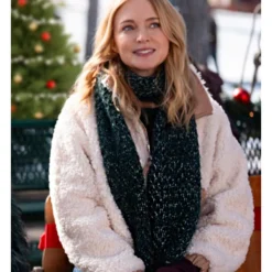 Front view of the Best Christmas Ever Charlotte Fur Jacket – luxurious faux fur with a stylish design.