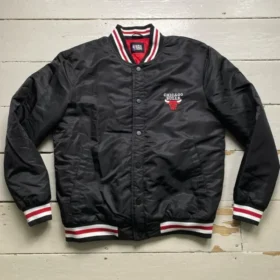 Chicago Bulls Black Bomber Jacket