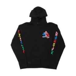 Chrome Hearts Black & Multicolor ‘Cross Cemetery’ Hoodie - Front View