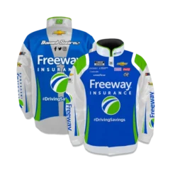 Daniel Suarez Freeway Insurance Team Jacket - Front and Back View