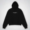 Front view of the Death Note Oversized Hoodie featuring a bold Death Note logo on the chest.