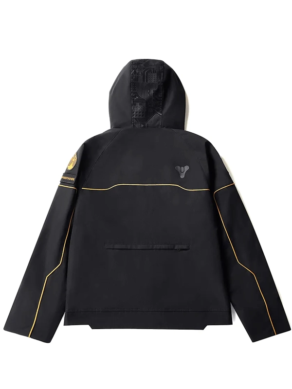 Destiny 2: The Final Shape Salvation’s Edge Raid Jacket 2 Back view of the Destiny 2: The Final Shape Salvation’s Edge Raid Jacket, showcasing unique in-game inspired designs.
