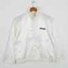Front view of the Ferrari Magneti Marelli Racing Jacket featuring embroidered Ferrari and sponsor logos.
