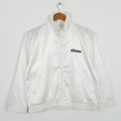 Front view of the Ferrari Magneti Marelli Racing Jacket featuring embroidered Ferrari and sponsor logos.