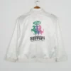 Back view of the Ferrari Magneti Marelli Racing Jacket showcasing Ferrari's Prancing Horse logo and sponsor branding.