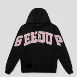 Geedup Team Logo Black Hoodie – Front View