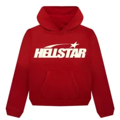Hellstar Red Hoodie - Bold Front Design with Premium Fabric
