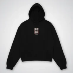 Itachi II Oversized Hoodie – Front View, featuring bold anime-inspired design