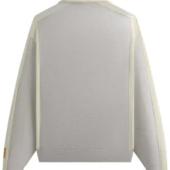 Kith Olympics Heritage Nelson Heather Grey Pullover – Back View in Heather Grey