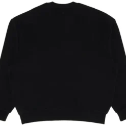 Back view of Kith X NFL Philadelphia Eagles Nelson Crewneck in solid black.