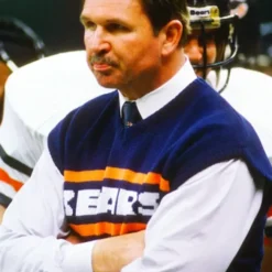Game-day confidence – Mike Ditka’s signature Chicago Bears Sweater Vest!