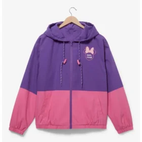Minnie Mouse Color Block Windbreaker Jacket