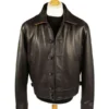 Pedro Pascal Kingsman The Golden Circle Leather Jacket - Front View