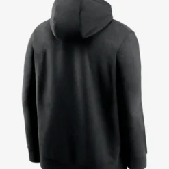 Black Philadelphia Eagles hoodie with a plain back design and attached hood.