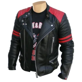 Rodger’s Red and Black Biker Jacket